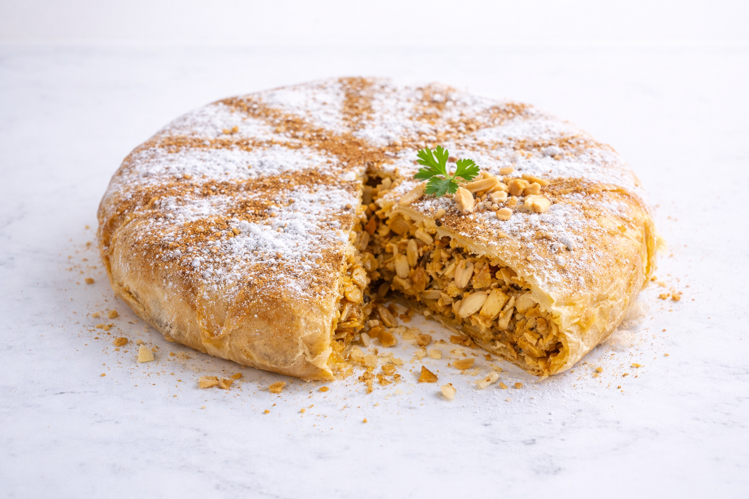 Sweet Flavoured Chicken Bastilla